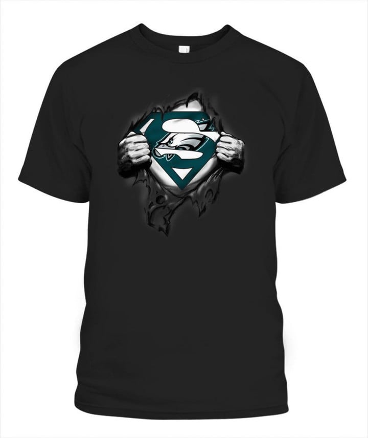 DC Superman logo Eagles NFL Philadelphia Eagles T Shirt