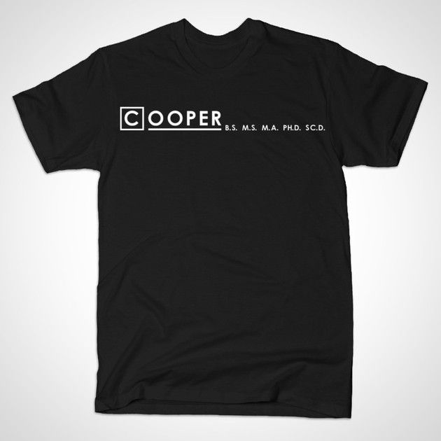Cooper T-Shirt House Parody Sheldon Cooper The Big Bang Theory TV T Shirt