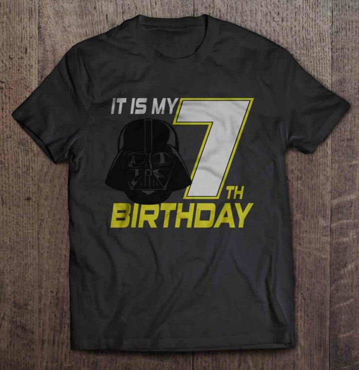Star Wars Darth Vader 7th Birthday Birthday T Shirt