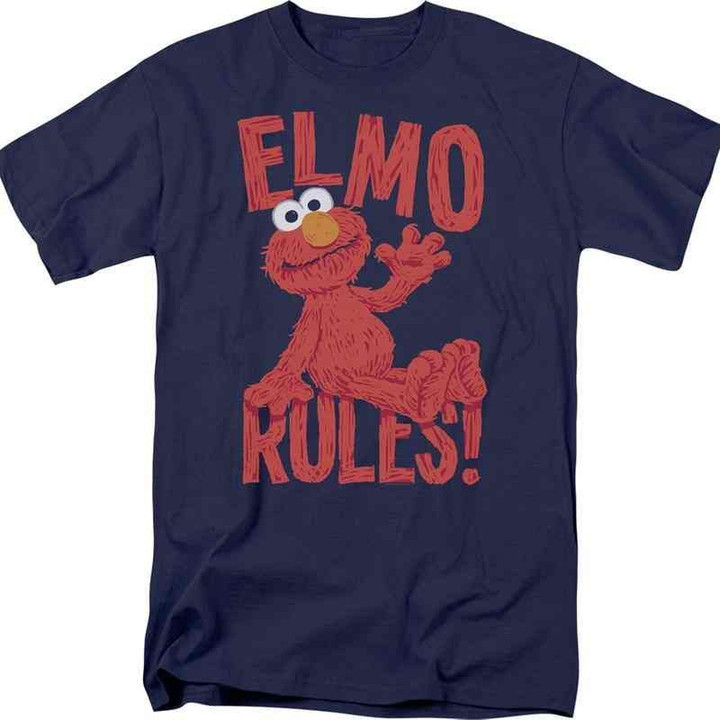 Elmo Rules Sesame Street T-Shirt 80S TV T Shirt