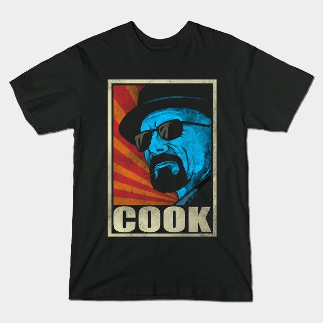 COOK! T-Shirt Breaking Bad Heisenberg TV Walter White T Shirt