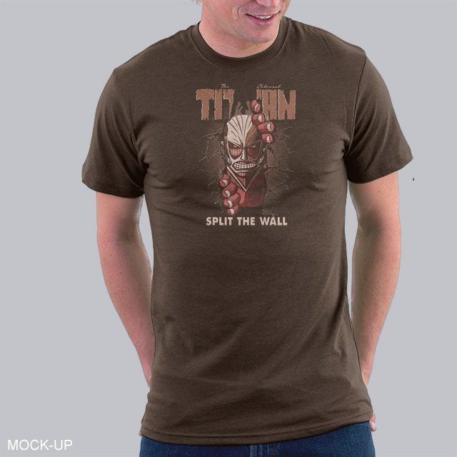 Split the Wall T-Shirt Anime Attack on Titan Video Game T Shirt