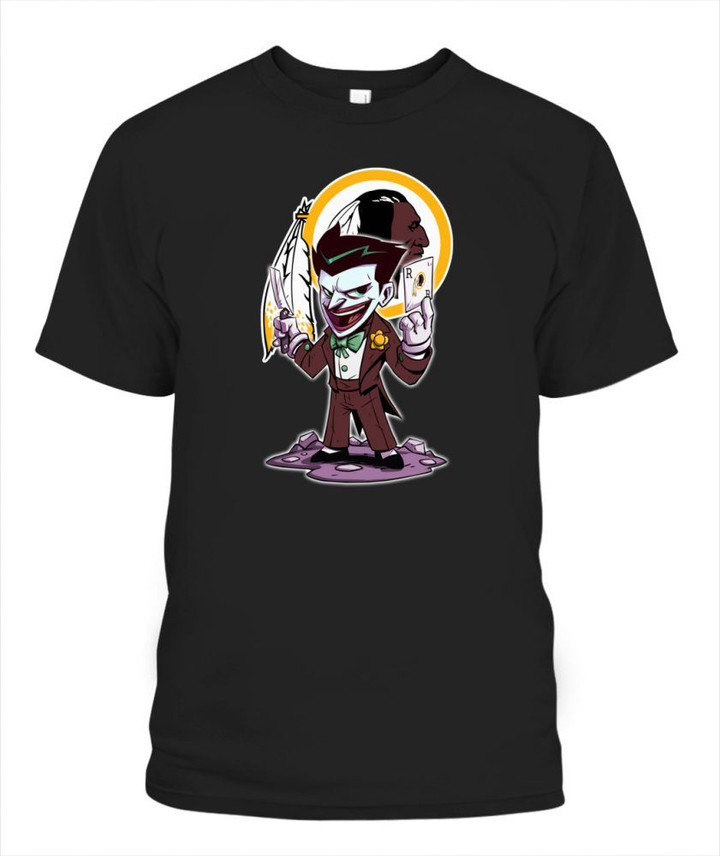 Chibi Joker Redskins NFL Washington Redskins T Shirt
