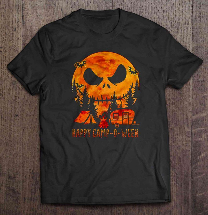Happy Camp-O-Ween Jack Skellington Halloween NIGHT BEFORE CHRISTMAS T Shirt