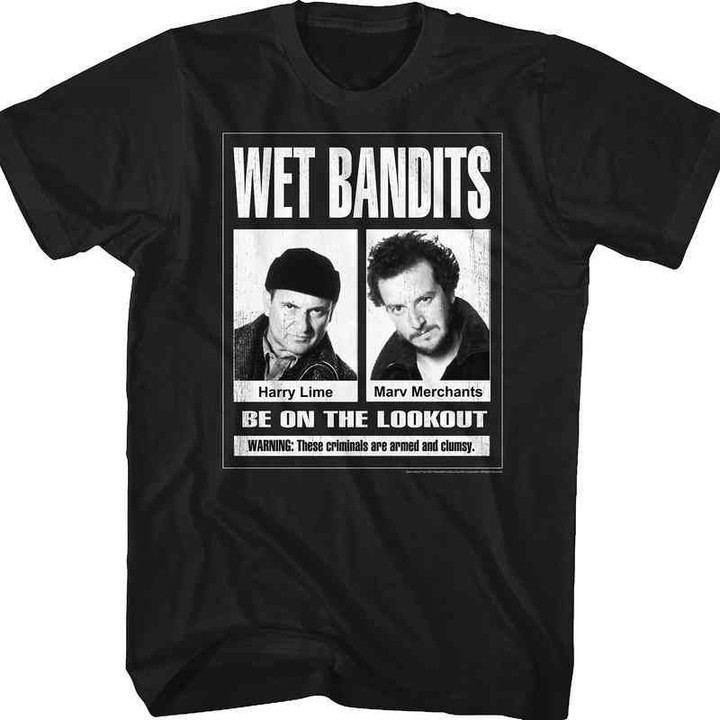 Wet Bandits Home Alone Shirt 90S MOVIES T-SHIRTS T Shirt