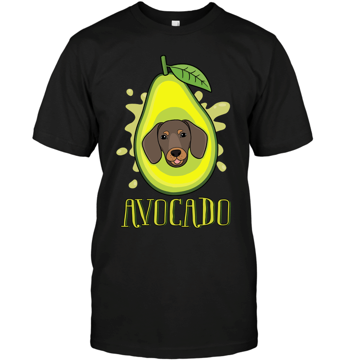 Avocado Dachshund T Shirts bestfunnystore.com T Shirt