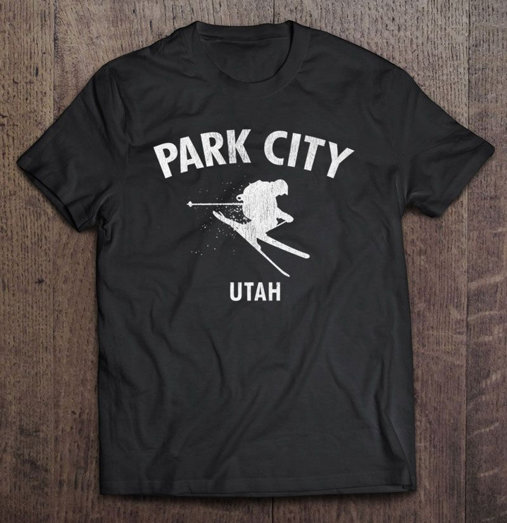 Park City Utah Skiing Park City Ski skiing Utah T Shirt