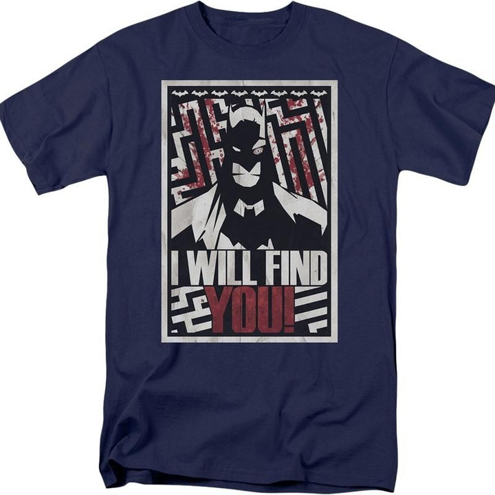I Will Find You Batman DC Comics T-Shirt DC COMICS SHIRTS movie T Shirt