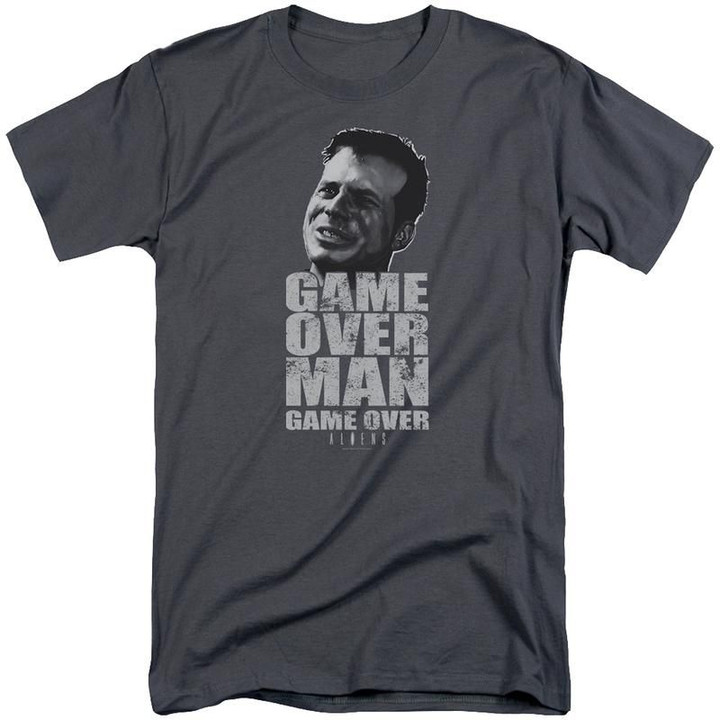 Game Over Man Aliens T-Shirt Best Selling 80 T Shirt