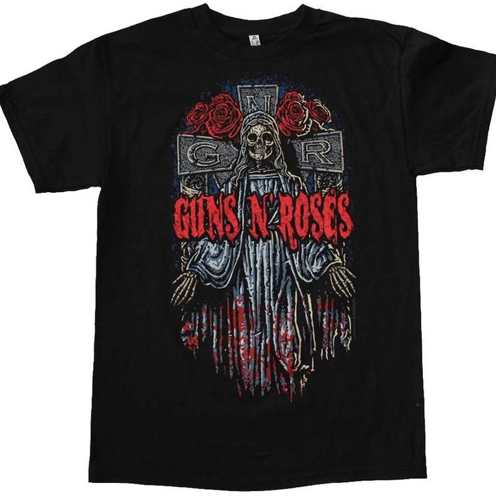 Skeleton Guns N' Roses T-Shirt band Guns N Roses Shirts music singer T Shirt