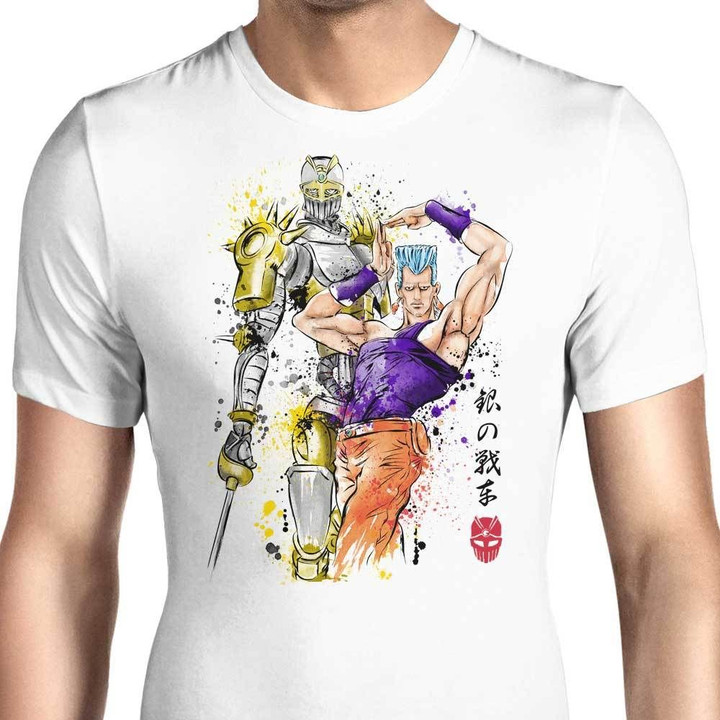 Silver Chariot Watercolor Graphic Arts T Shirt