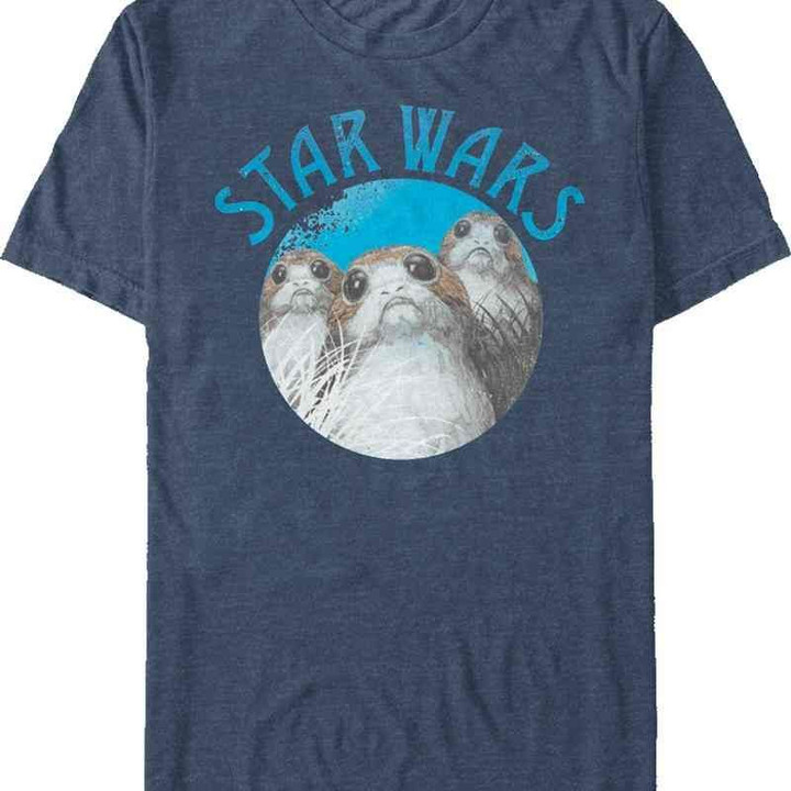 Porgs Star Wars The Last Jedi T-Shirt 80s Movie T Shirt