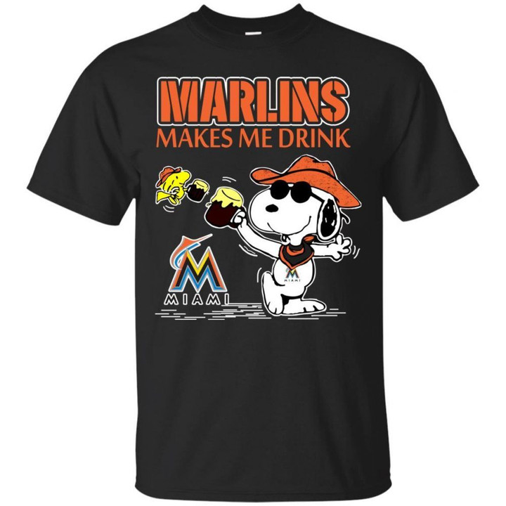 Miami Marlins Makes Me Drinks T Shirts bestfunnystore.com T Shirt