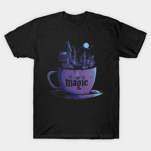 A Cup of Magic T-Shirt Harry Potter Hogwarts magic movie T Shirt