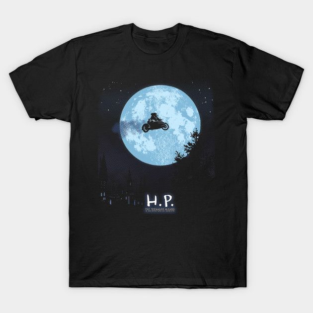 HP The Chosen T-Shirt E.T. E.T. the Extra-Terrestrial ET Harry Potter Mashup moon movie Parody T Shirt