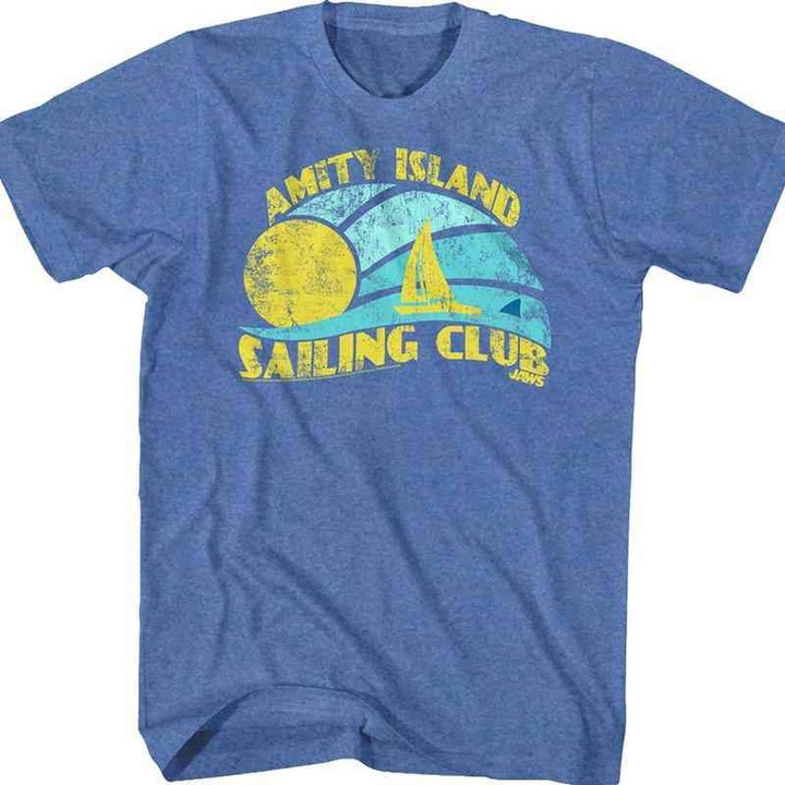 Amity Island Sailing Club Shirt 80s Movie T Shirt