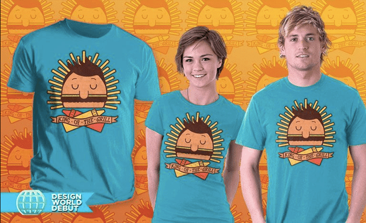 King of the Grill T-Shirt Bob's Burgers Cartoon TV T Shirt