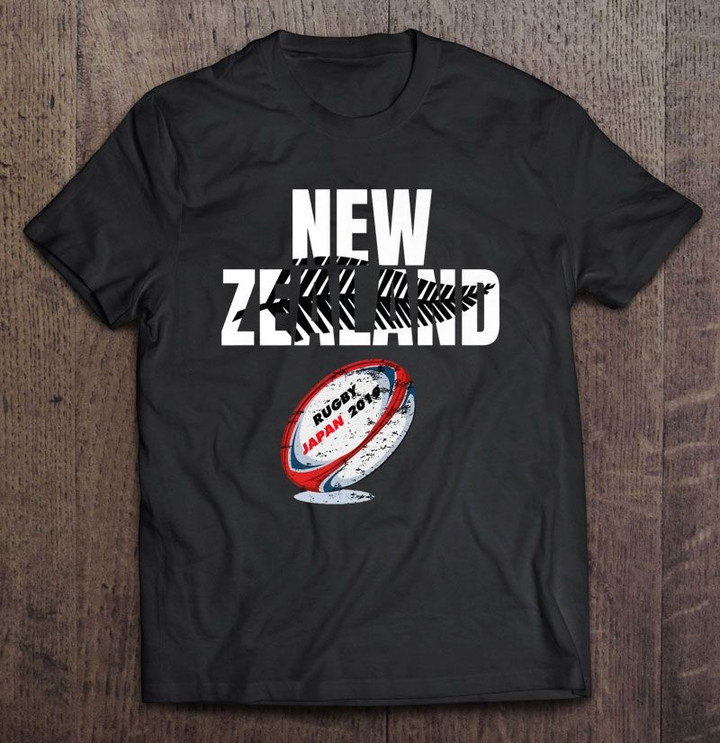 New Zealand Rugby Japan 2019 Football T Shirt