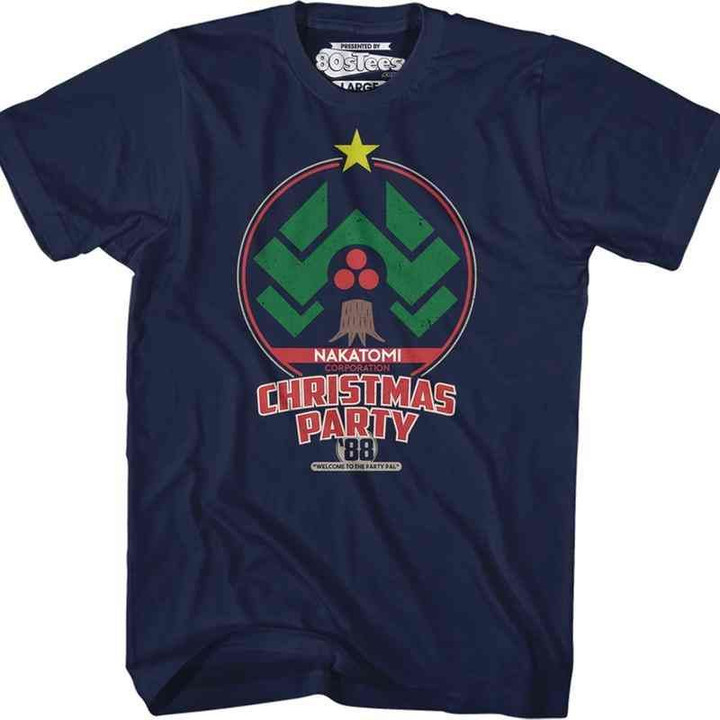 Nakatomi Christmas Party Die Hard T-Shirt 80s Movie T Shirt