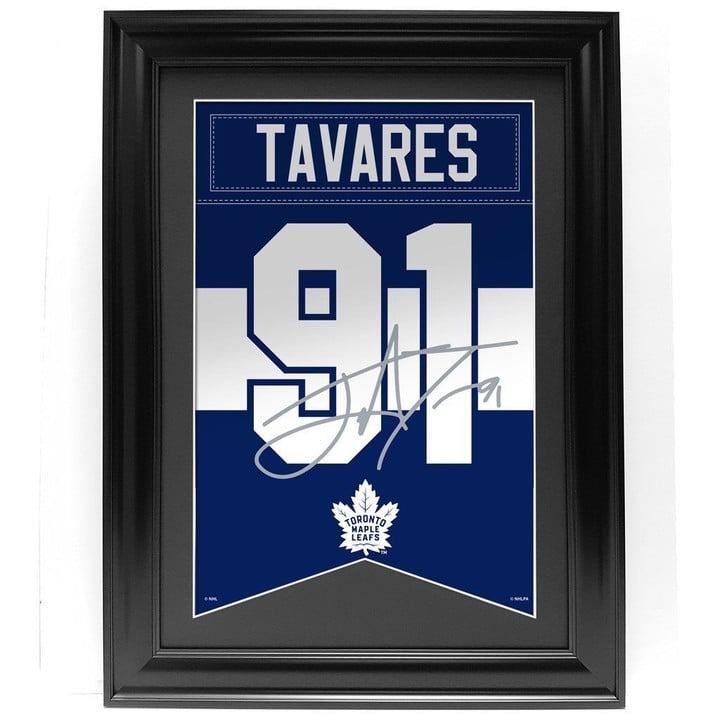Toronto Maple Leafs 24 x 36 J. Tavares Framed Player Banner