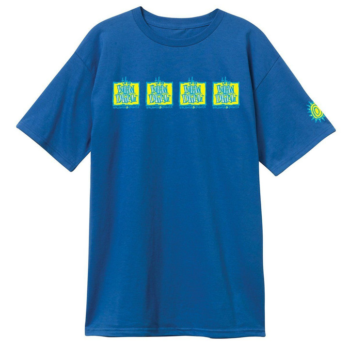 New Deal 4 Bar Napkin Logo T-shirt - Royal Blue