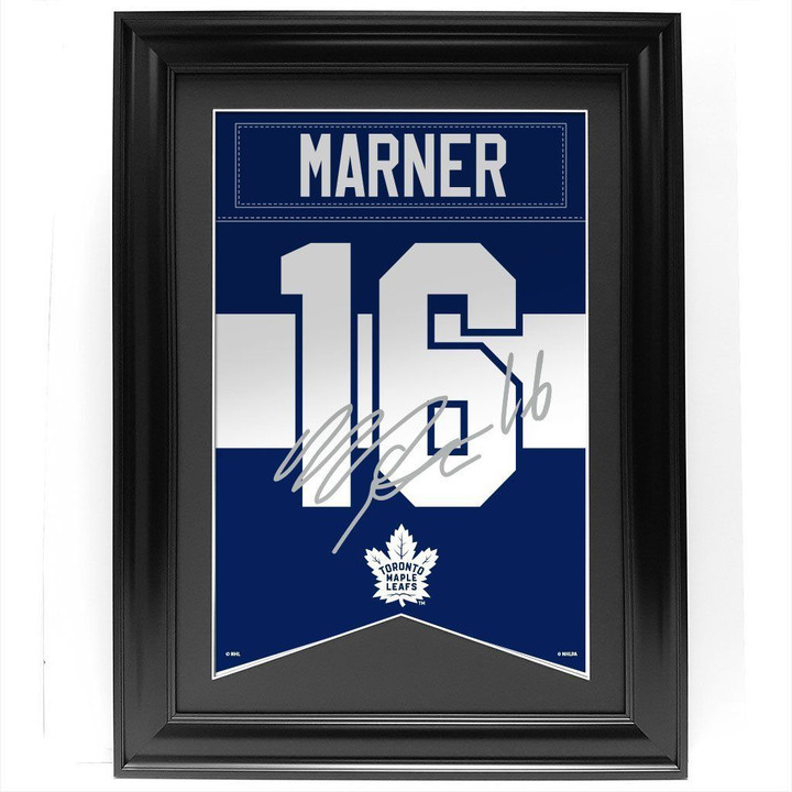 Toronto Maple Leafs 24 x 36 M. Marner Framed Player Banner