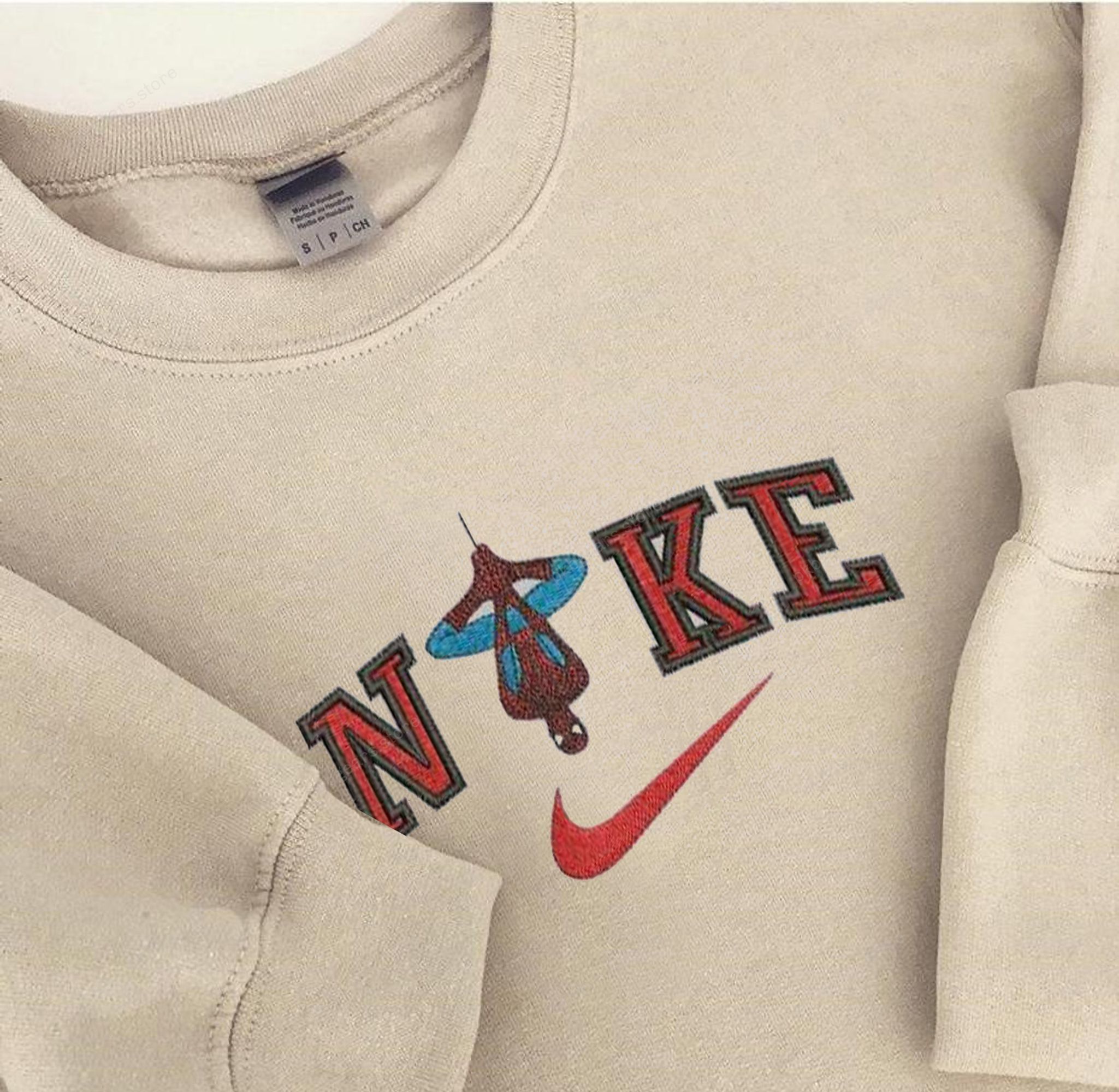 Inspired by Nike Spiderman Embroidered Crewneck Sweatshirt, T-Shirt, Hoodie Full Colors|Vintage Nike Inspired Shirt|Trendy Sweatshirt