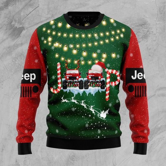 [PREMIUM] Jeep Christmas Wool Ugly Sweater