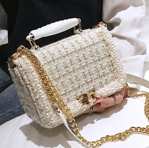 Woolen Pearl Women's Designer Handbag