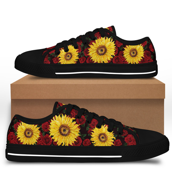 Sunflower Canvas Low Top Shoes NDH3