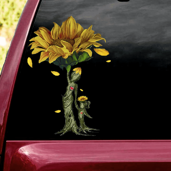 Sunflower Car Sticker VH-TM