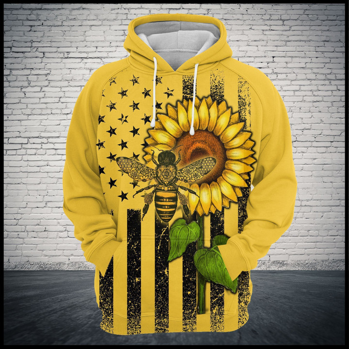 Resger Sunflower Hoodie & Zip Hoodie 3d NQB