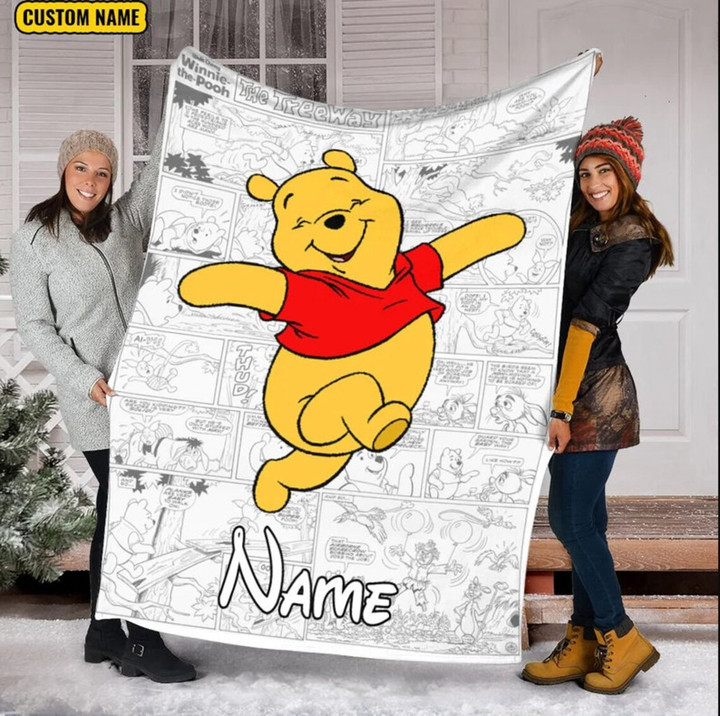 Pooh Quilt Blanket - Limited Edition - pa