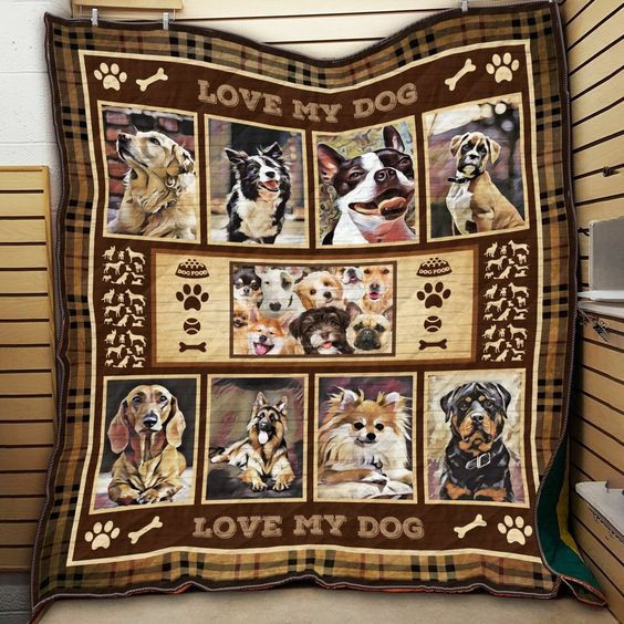 DOG Quilt Blanket - Limited Edition VH17 - PKL