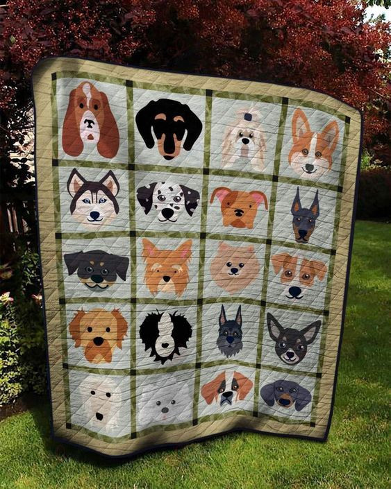 DOG Quilt Blanket - Limited Edition VH6 - PKL