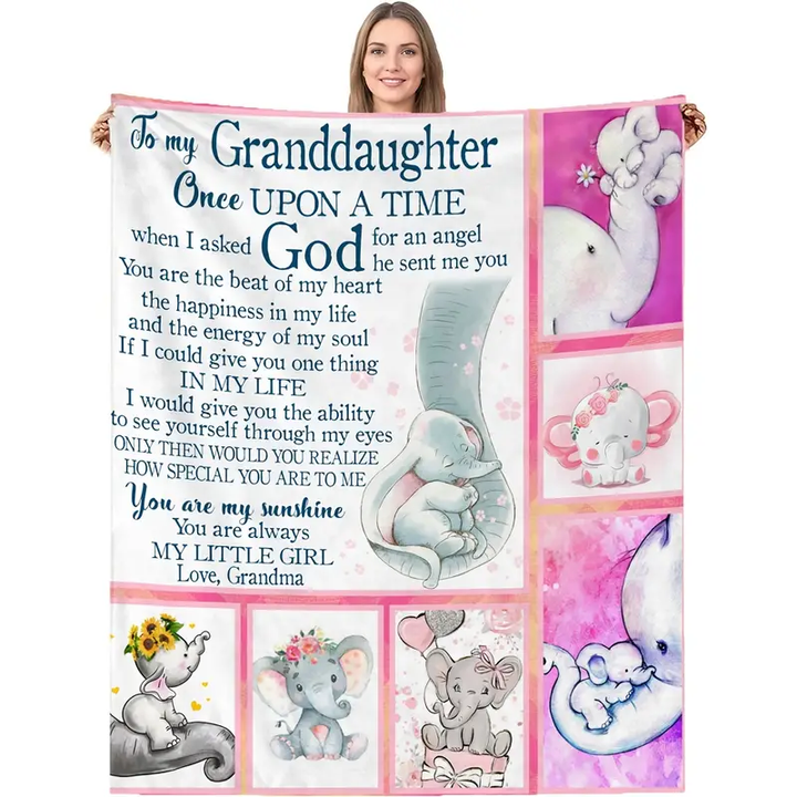 Resger to my granddaughter WTP Quilt Blanket - nqb