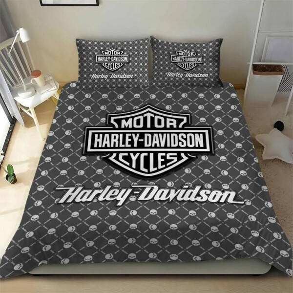 Harley Davidson Bedding Set 6 - CreatedOnSun
