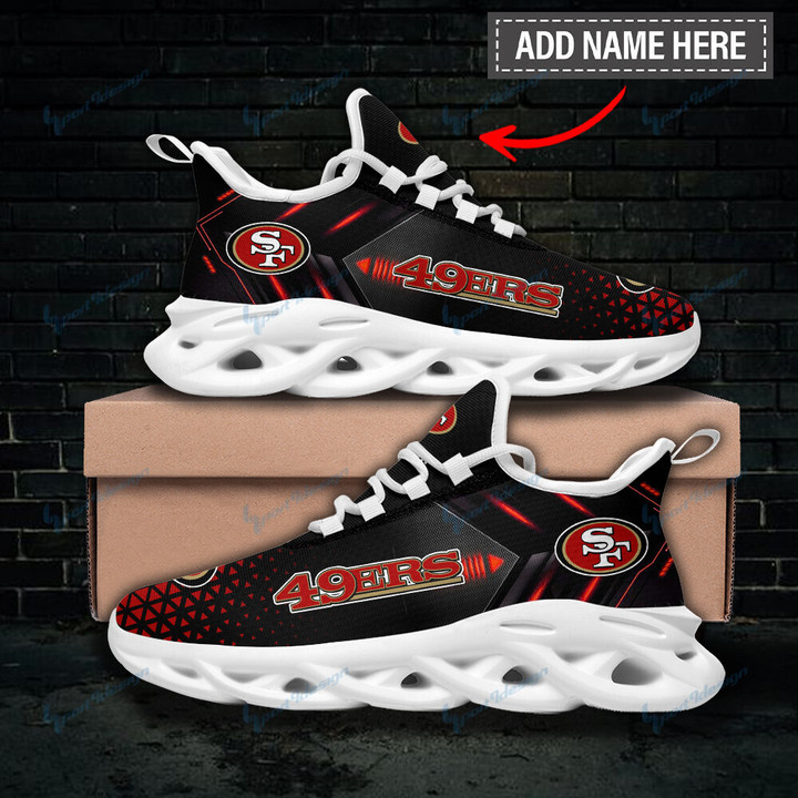 San Francisco 49ers Personalized Yezy Running Sneakers BB835