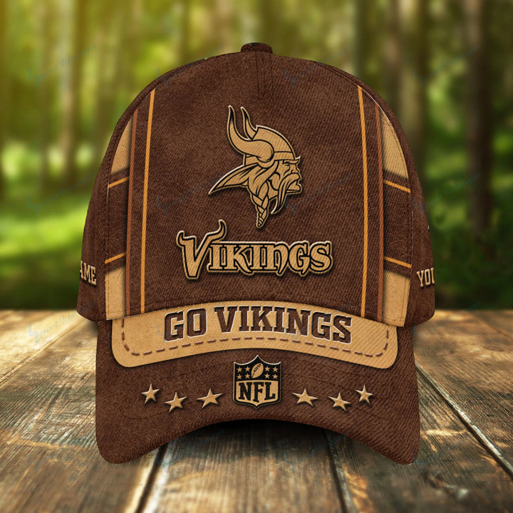 Minnesota Vikings Personalized Classic Cap BG882