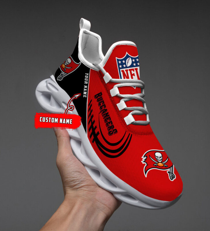 Custom Name – Tampa Bay Buccaneers -PERSONALIZED MAX SOUL SHOES