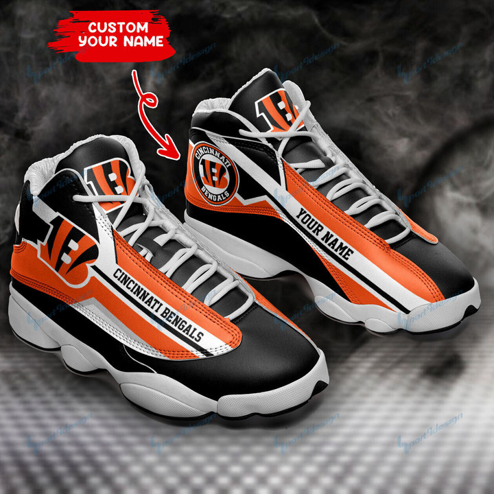 Cincinnati Bengals Personalized AJD13 Sneakers BG136