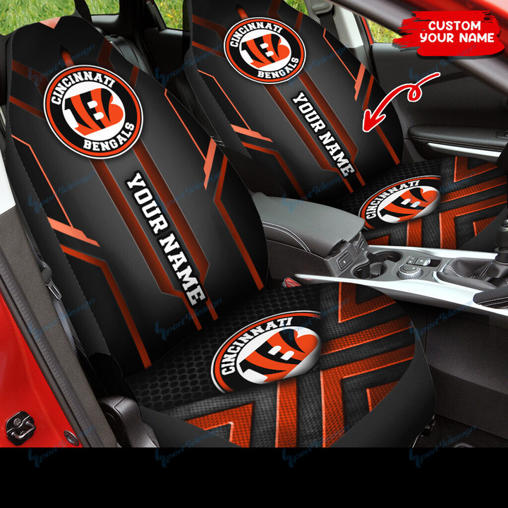 Cincinnati Bengals Personalized Car Seat Covers BG91