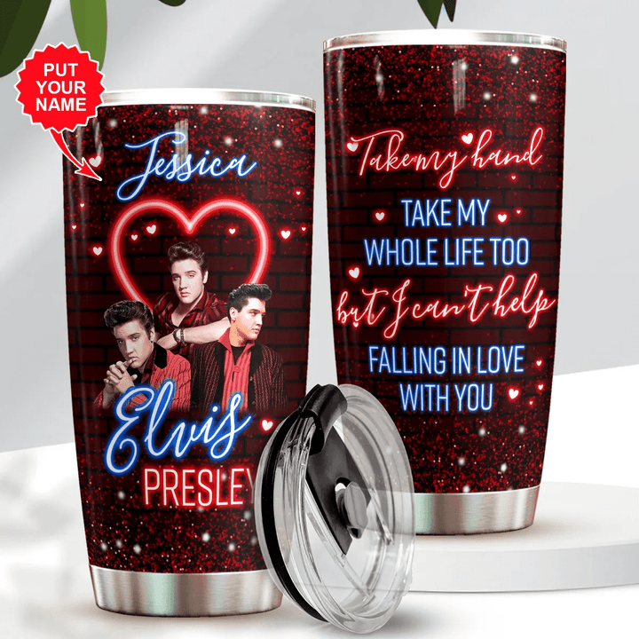Personalized Elvis Presley Tumbler Cup – VANDH236