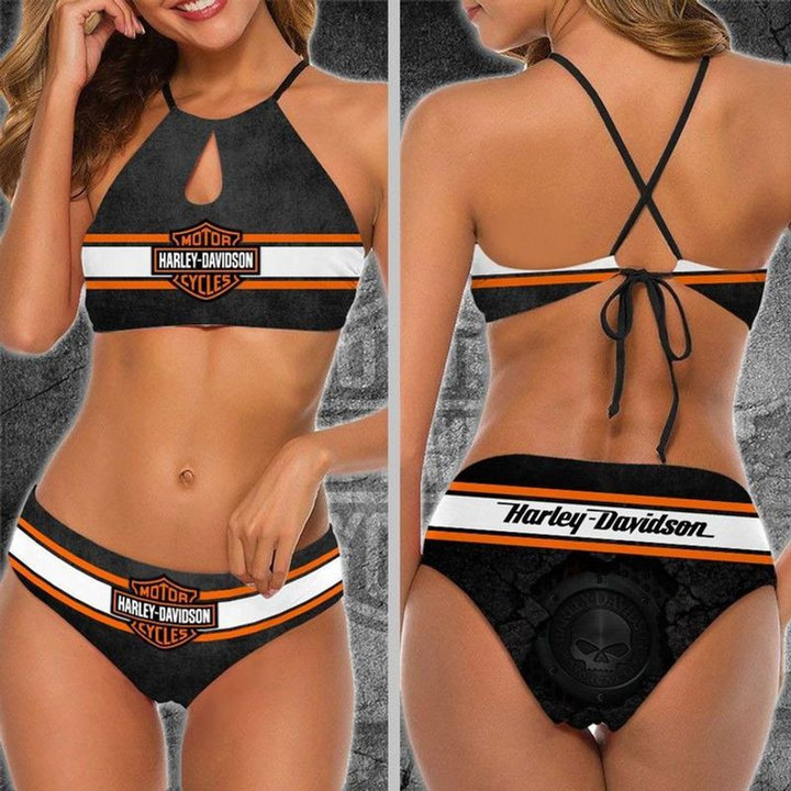 Harley Davidson Bikini Design 3D Full Printed Sizes S - 2XL M601721