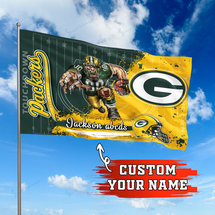 Green Bay Packers Personalized Flag 248