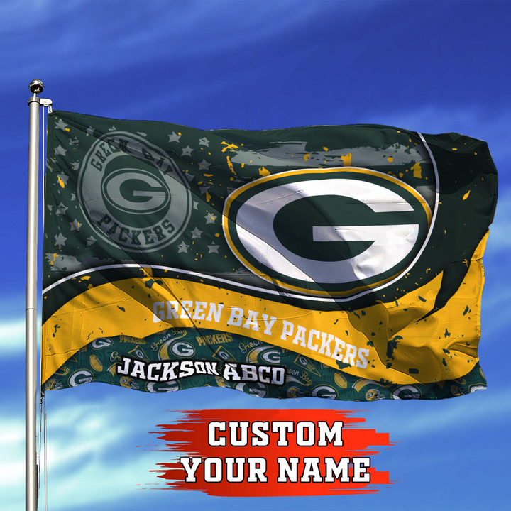 Green Bay Packers Personalized Flag 316