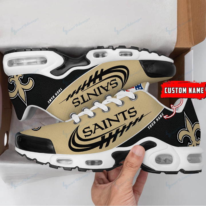 New Orleans Saints Personalized Plus T-N Youth Sneakers BG20