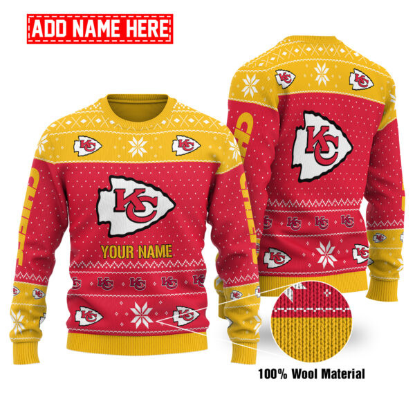 Kansas City Chiefs Woolen Sweater BGSW5640