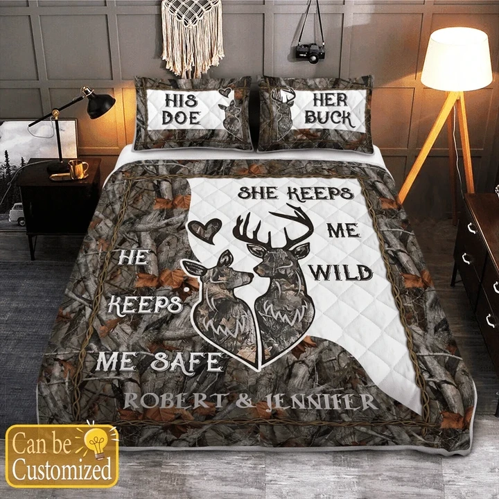 Deer Quilt Bedding Set | Deer Hunter | TO23328