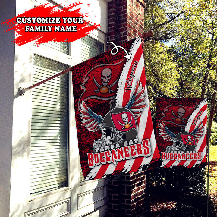 Tampa Bay Buccaneers Personalized Flag 470